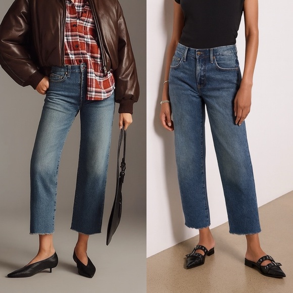 Evereve Denim - Evereve Pistola Lexi Bowed Ankle Barrel Jeans